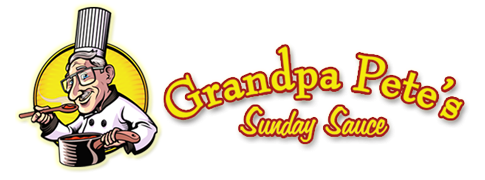 Grandpa Pete's Sunday Sauce Logo without 4 Sauce Pack